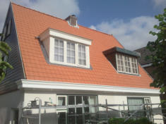 Resultaat nieuwe dakgoot met neuslijst en zink